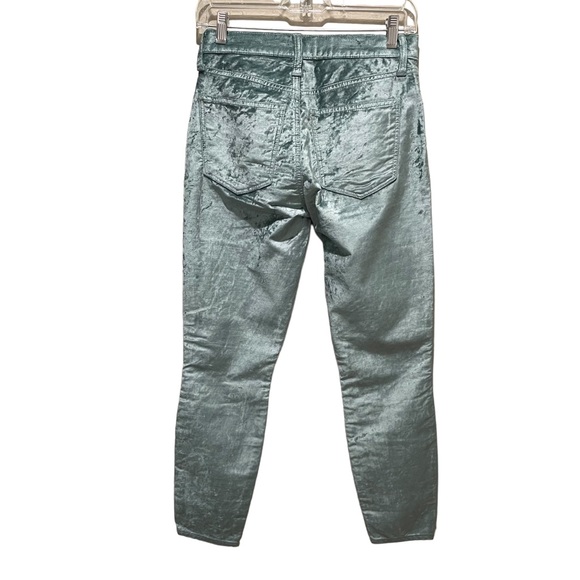 Lucky Brand Mid Rise Ava Skinny Velvet Jean Antartica Size 26/2 - Picture 8 of 11